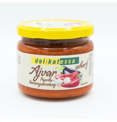 Ajvar piquant / Pot de 12 x 300g / hastat.be