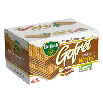 BURSALI GAUFRETTE CACAO CREME 12X400GR