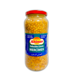 AHINUR LENTILLES VERTES BOCAL 12X540GR