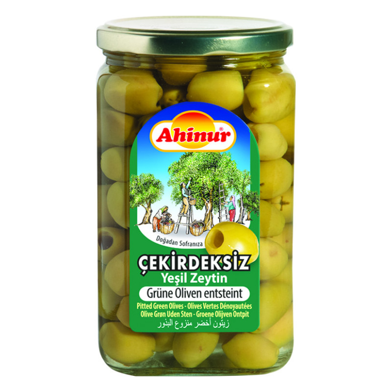 AHINUR OLIVES VERTES DENOYAUTEES 8X850CC