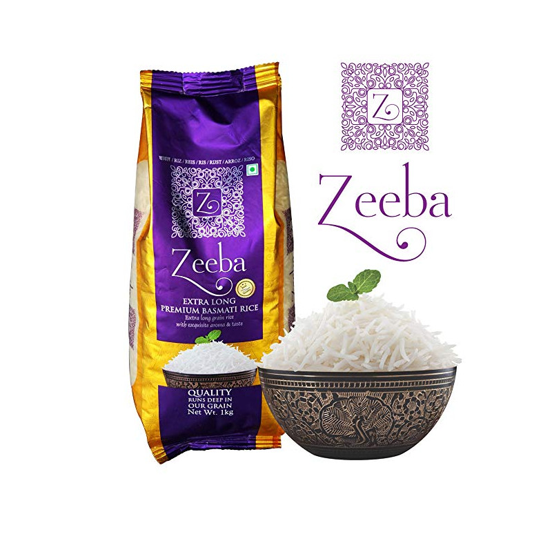 ZEEBA PREMIUM RIZ BASMATI 20X1KG
