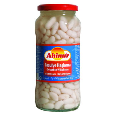 AHINUR HARICOTS BLANCS BOCAL 12X540GR