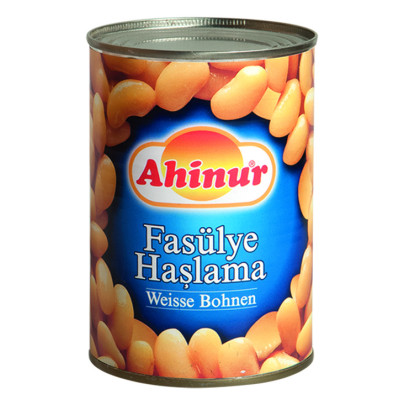AHINUR HARICOTS BLANCS BOITE 12X400GR