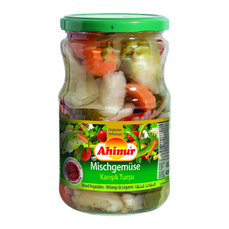 AHINUR MELANGES DE LEGUMES EN SAUMURE 12X720CC