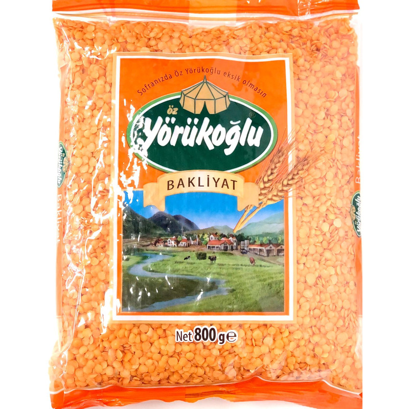 YORUKOGLU LENTILLES ROUGES 15X800GR