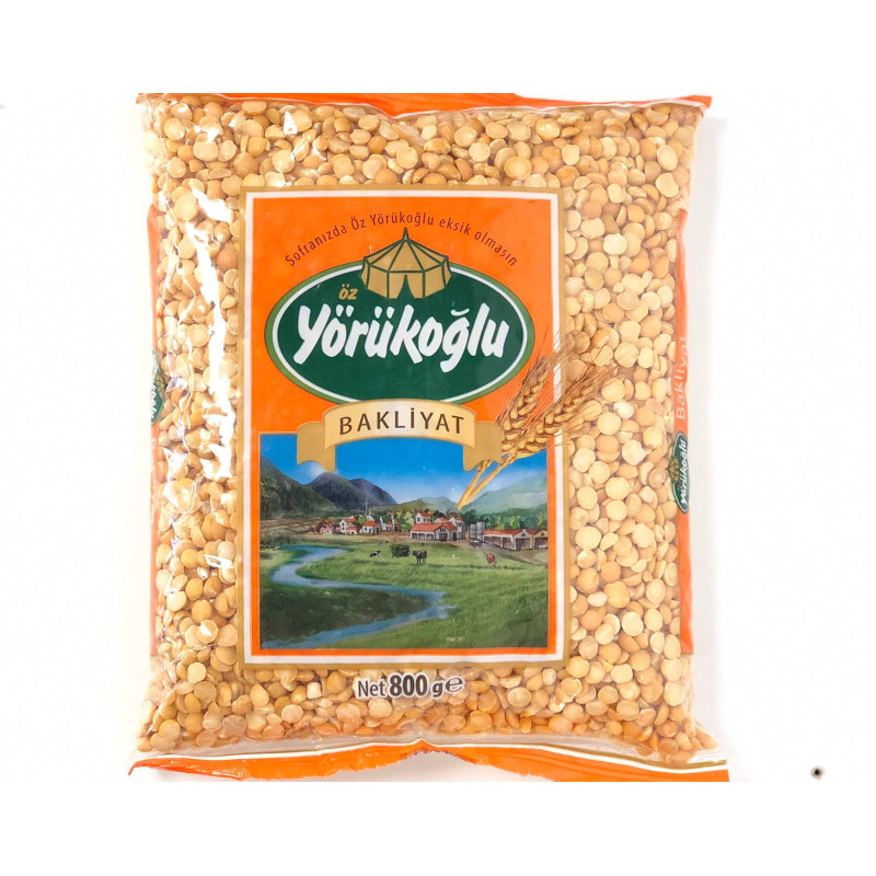 YORUKOGLU PETIT POIS JAUNE CASSE 15X800GR