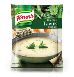 KNORR SOUPE CREME POULET HALAL 12X65GR