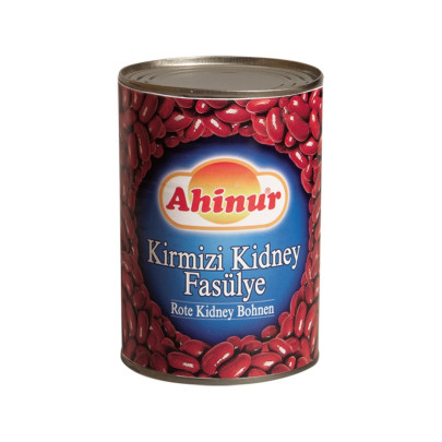 AHINUR HARICOTS ROUGES KIDNEY BOITE 12X400GR