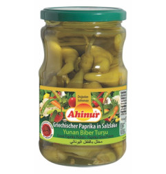 AHINUR POIVRONS GREC EN SAUMURE 12X720CC