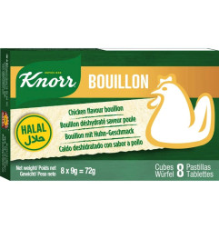 KNORR BOUILLON DE POULET HALAL 24X72GR