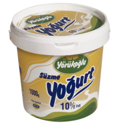 YORUKOGLU YOGURT SUZME 10% 6X1KG