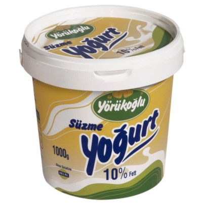 YORUKOGLU YOGURT SUZME 10% 6X1KG