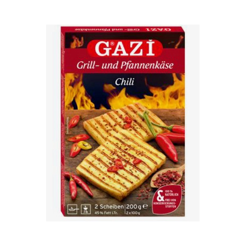 GAZI FROMAGE A GRILLER CHILI 12X200GR