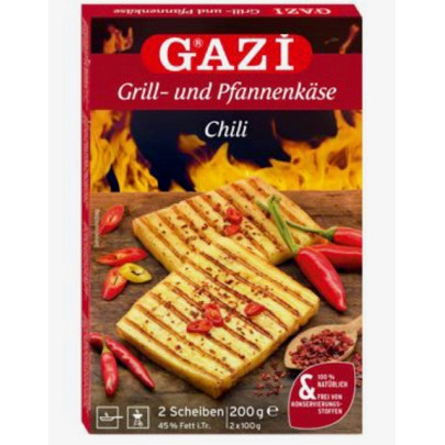 GAZI FROMAGE A GRILLER CHILI 12X200GR