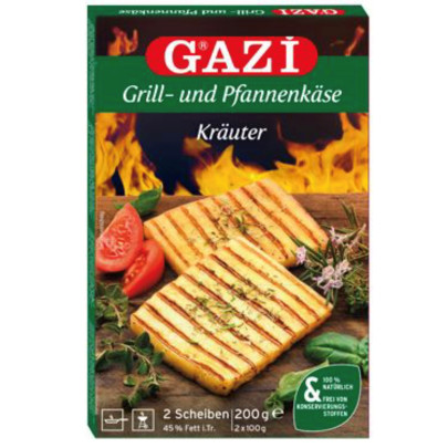 GAZI FROMAGE A GRILLER AUX HERBES 12X200GR