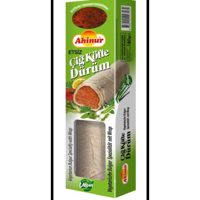 AHINUR DURUM CIG KOFTE VEGETARIEN 12X180GR
