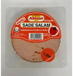 AHINUR SALAMI DE POULET PAPRIKA TRANCHES 12X200GR