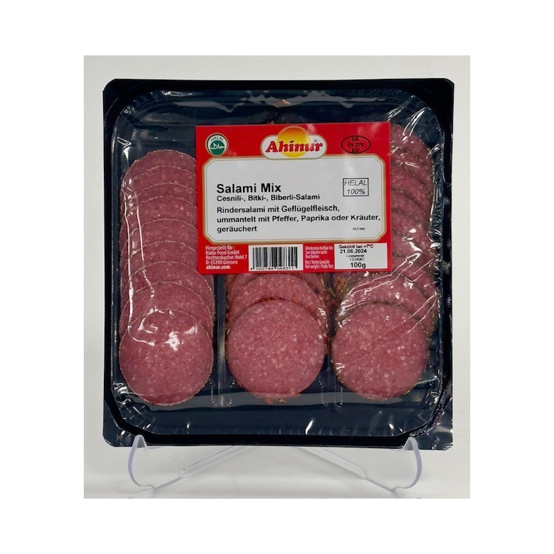AHINUR SALAMI PIZZA MIX 10X100GR