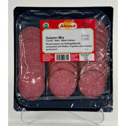 AHINUR SALAMI PIZZA MIX 10X100GR