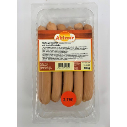 AHINUR SAUCISSES DE VIENNE 12X400GR