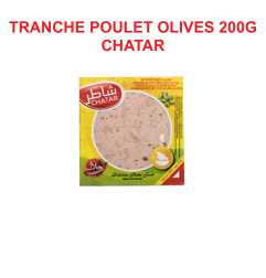 CHATAR SALAMI DE POULET OLIVES EN TRANCHES 12X200GR