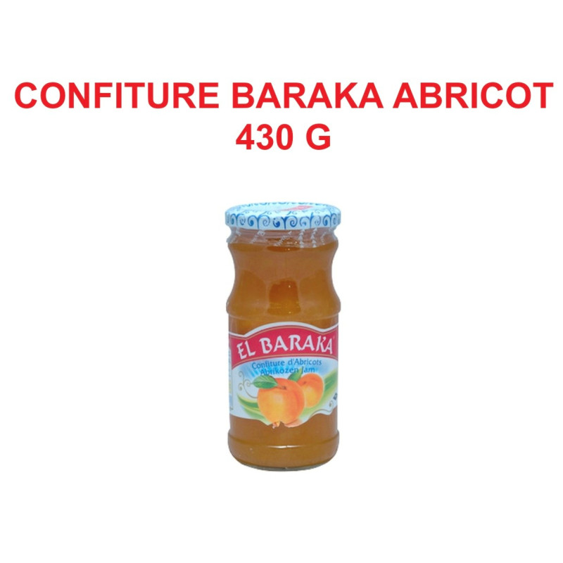 EL BARAKA CONFITURE D'ABRICOTS 12X430GR