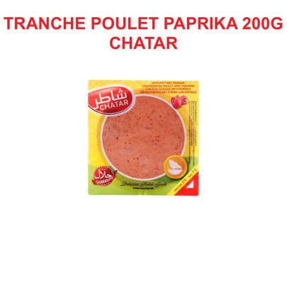 CHATAR SALAMI DE POULET PAPRIKA EN TRANCHES 12X200GR