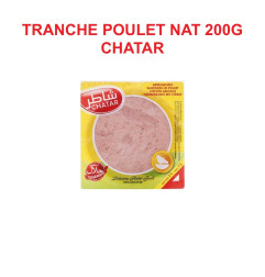 CHATAR SALAMI DE POULET NATURE EN TRANCHES 12X200GR