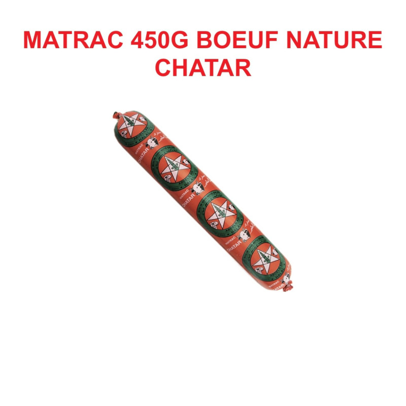 CHATAR SALAMI MATRAC BOEUF NATURE 24X450GR
