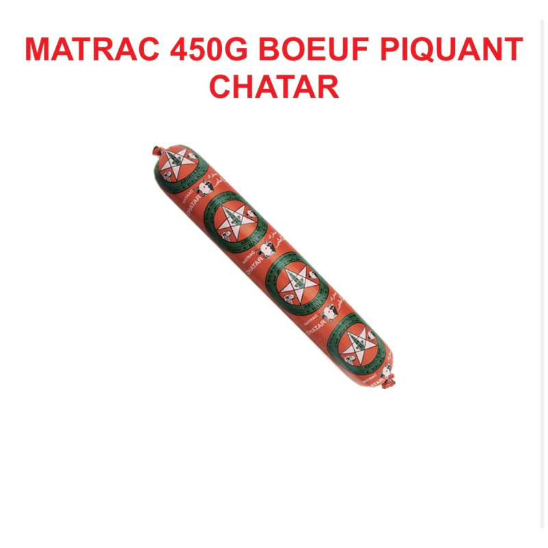 CHATAR SALAMI MATRAC BOEUF PIQUANT 24X450GR