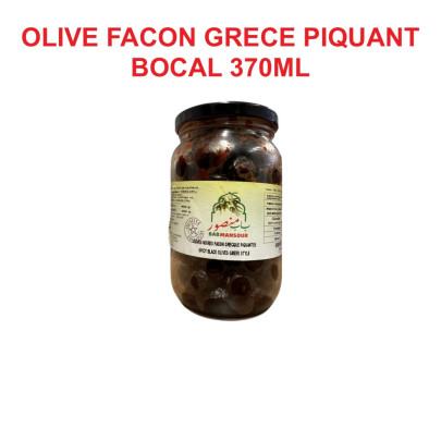 BABMANSOUR OLIVES GRECQUE PIQUANT 12X370ML