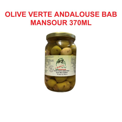 BABMANSOUR OLIVES VERTE ANDALOUSE 12X370ML
