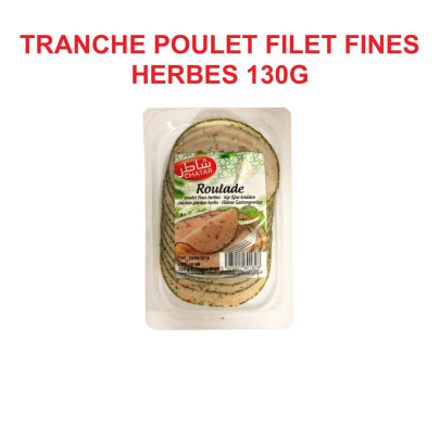 CHATAR FILET DE POULET ROULADE FINES HERBES 10X130GR
