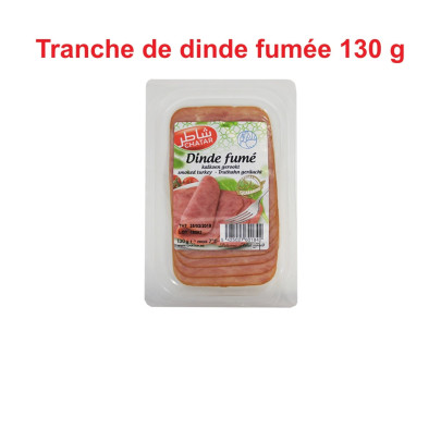 CHATAR DINDE FUMEE TRANCHES 10X130GR