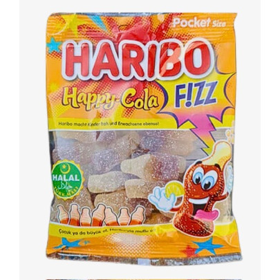 HARIBO FIZZ COLA SURE HALAL 24X100G