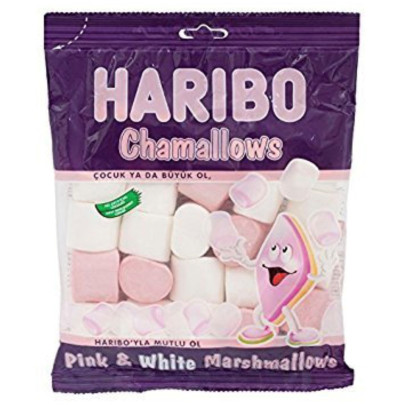 HARIBO MARSHMELLOW ROSE&BLANC HALAL 24X70G