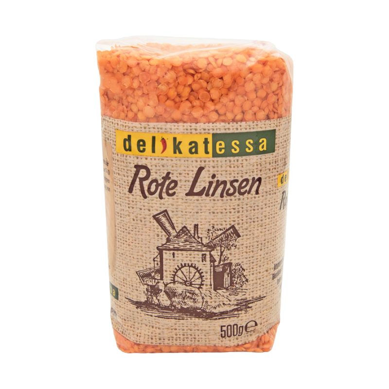 DELIKATESSA LENTILLES ROUGES 12X500GR