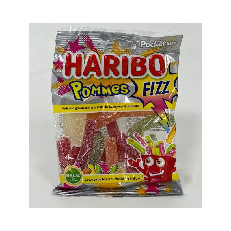 HARIBO POMMES FIZZ HALAL 24X100G