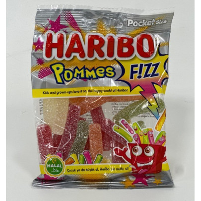 HARIBO POMMES FIZZ HALAL 24X100G
