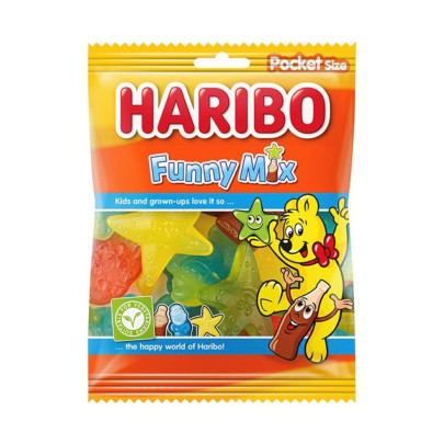 HARIBO FUNNY MIX HALAL 28X75G