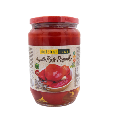 Poivrons grillées au paprika / Pot de 12 x 690g / hastat.be