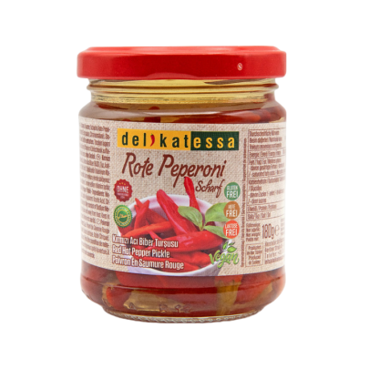 Pepperoni rouge piquant / 12 x 180g / hastat.be