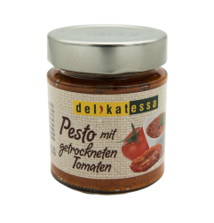 Tomates au pesto / Pot de 12 x 130g / hastat.be
